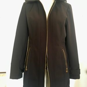 Black Rain Coat Michael Kors Jacket